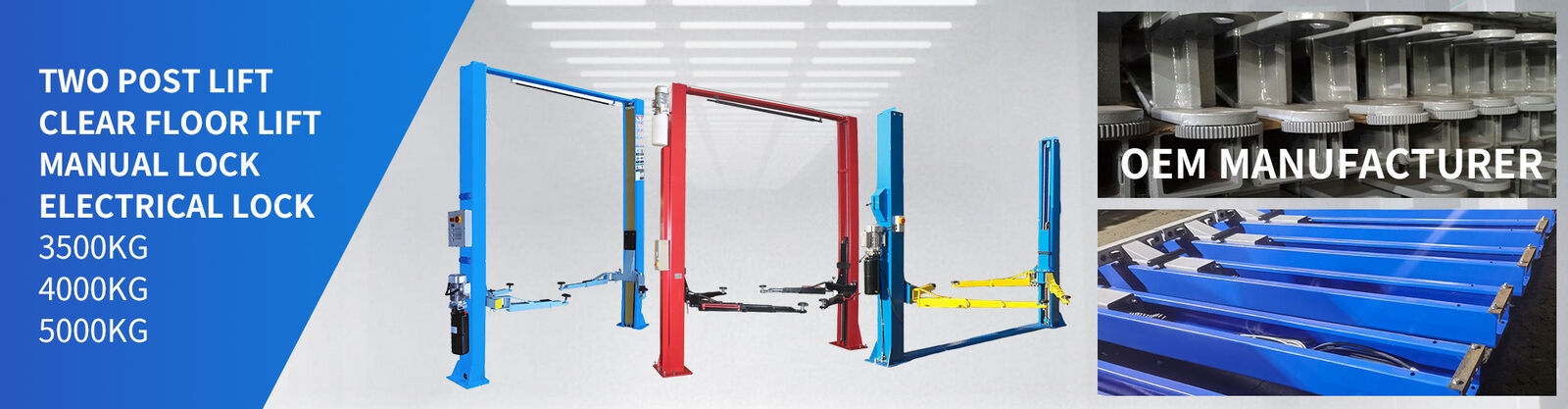 Deux postes de levage automatique