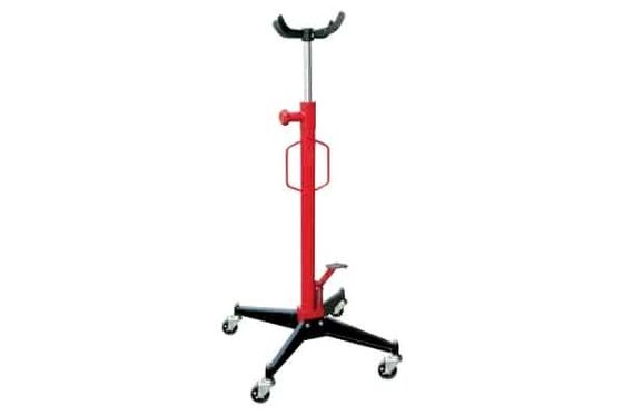 ISO Hydraulic Transmission Jack Lifter With 4 Metal Swivel Wheels