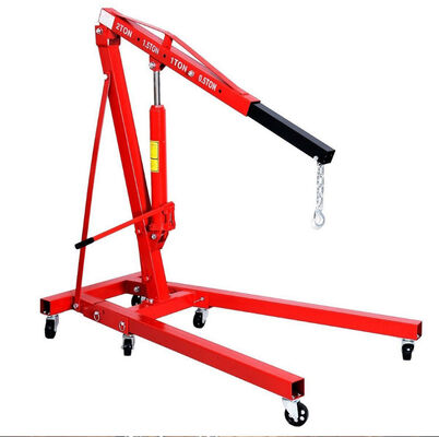 1000kg Folding Engine Crane Folding Hydraulic Crane For Manufacturing Plant