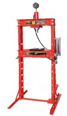 Width 380mm Hydraulic Jack Press H Frame Press With Gauge 12 Ton