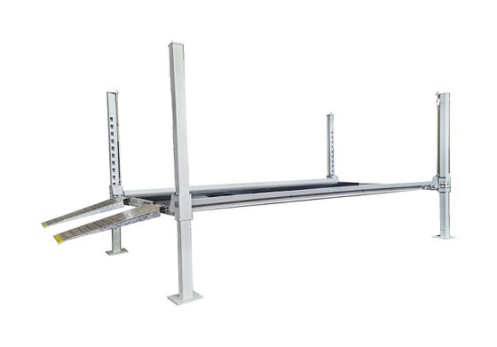 Hydraulic 4 Post Car Lift 9000 Lb Oil Pressure 18mpa