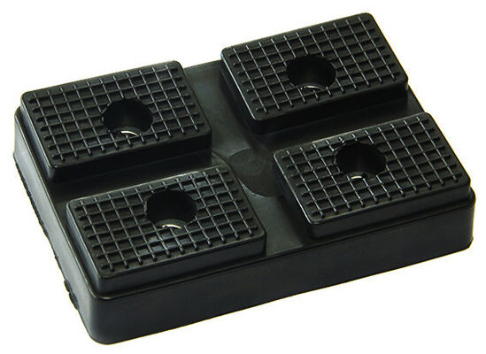 PVC TPU EVA UPE Two Post Lift Eight Square Rubber Pad