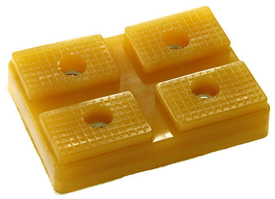 Yellow Car Lift Accessories Eight Square 2 Post Car Lift Rubber Pads