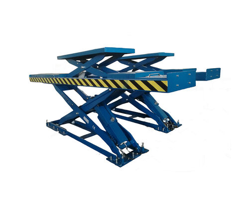 4000mm Runway Wheel Alignment Scissor Lift Load Weight 2000kg