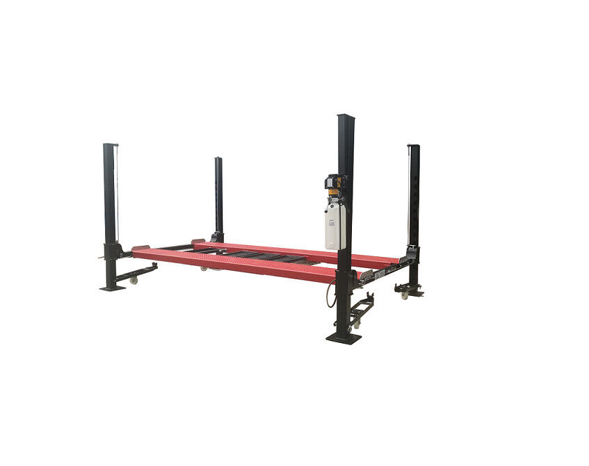 Lift Height 1800mm Four Post Parking Lift  4 Post Parking Hoist 120 Volt 20 Amp