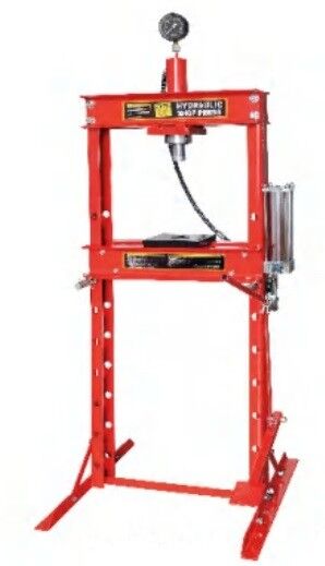 Width 380mm Hydraulic Jack Press H Frame Press With Gauge 12 Ton