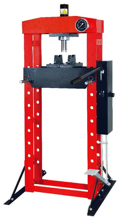 Working Range 35-912mm 20 Ton Hydraulic Shop Press Machine With Foot Pump