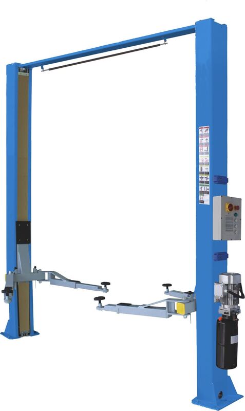 4000kg Clear Floor Two Post Lift Electrical Lock Release