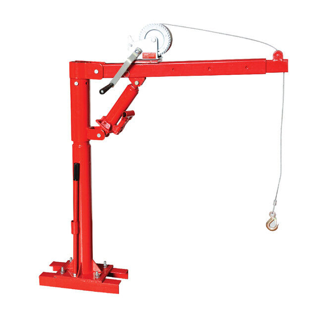 Swivel Hydraulic Pickup Truck Crane Truck Bed Hoist Lift Working Range 0-2000mm