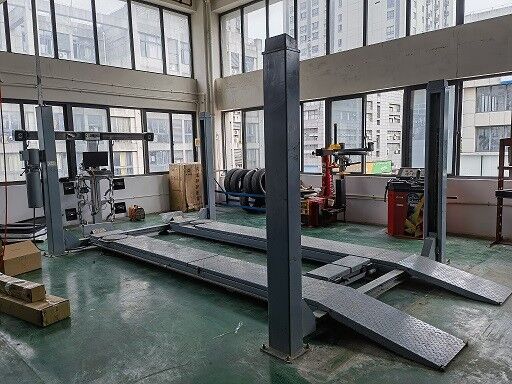 Lifting Time 60sec Wheel Alignment Lift Automotive Alignment Rack With Lengthen Runway