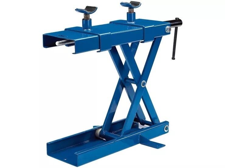 1000lbs Motorcycle Hydraulic Lift Table Lift Range 3 15/16in–13 3/8in
