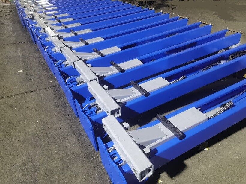 9000lbs 2 Post Lift Clear Floor Double Side Lock Release Outer Extension Column