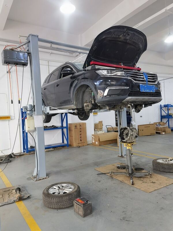 9000lbs 2 Post Lift Clear Floor Double Side Lock Release Outer Extension Column