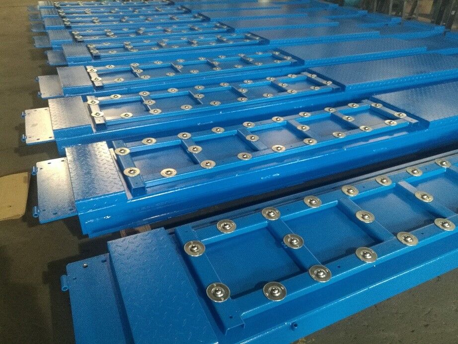4 Post Wheel Alignment Lift Rack Manual Lock Lift Height 1900mm