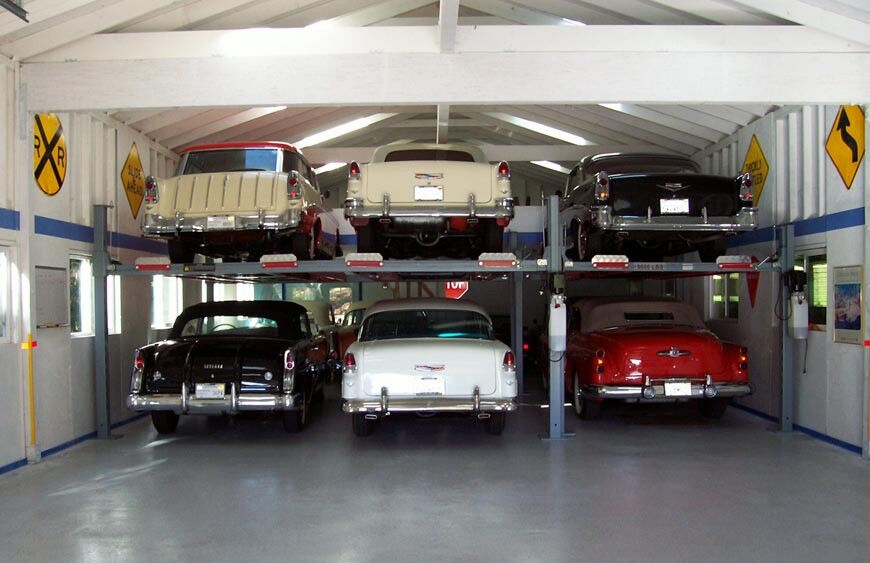 11000lbs Four Post Vehicle Lift Size Of Column 120x120mm