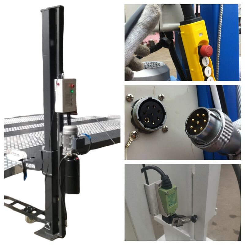 2100mm Lift Height 4 Post Car Parking Lift Electrical Lock