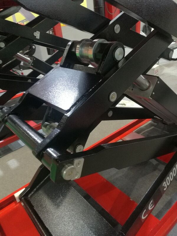 Q235 3500Kg Capacity Vehicle High Rise Scissor Lift / Scissor Hoist