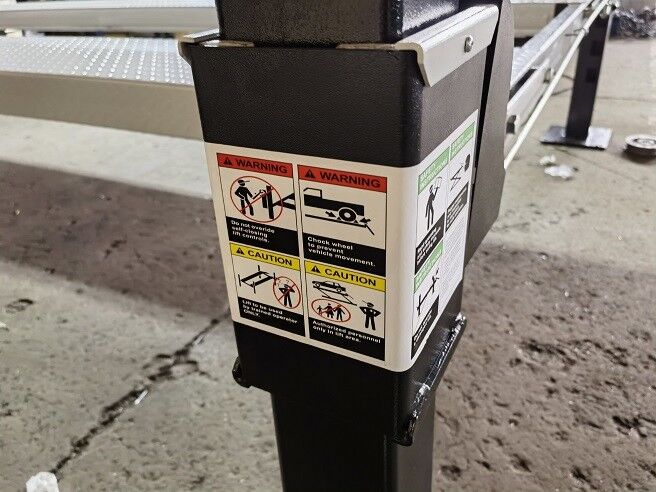 12000lbs Four Post Vehicle Lift Size Of Column 120x120mm