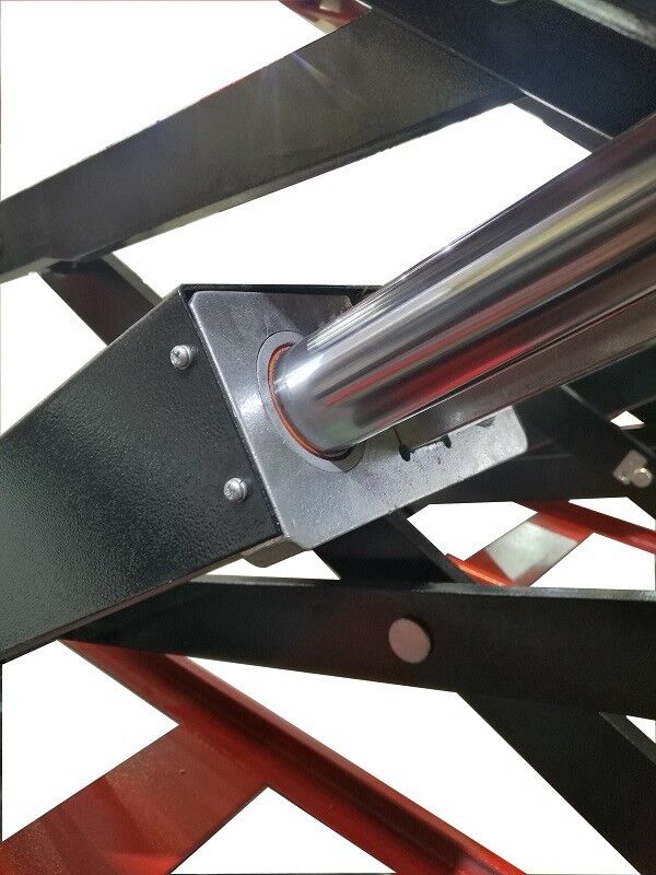 Heavy Duty High Rise Car Scissor Lift Pneumatic Unlocking