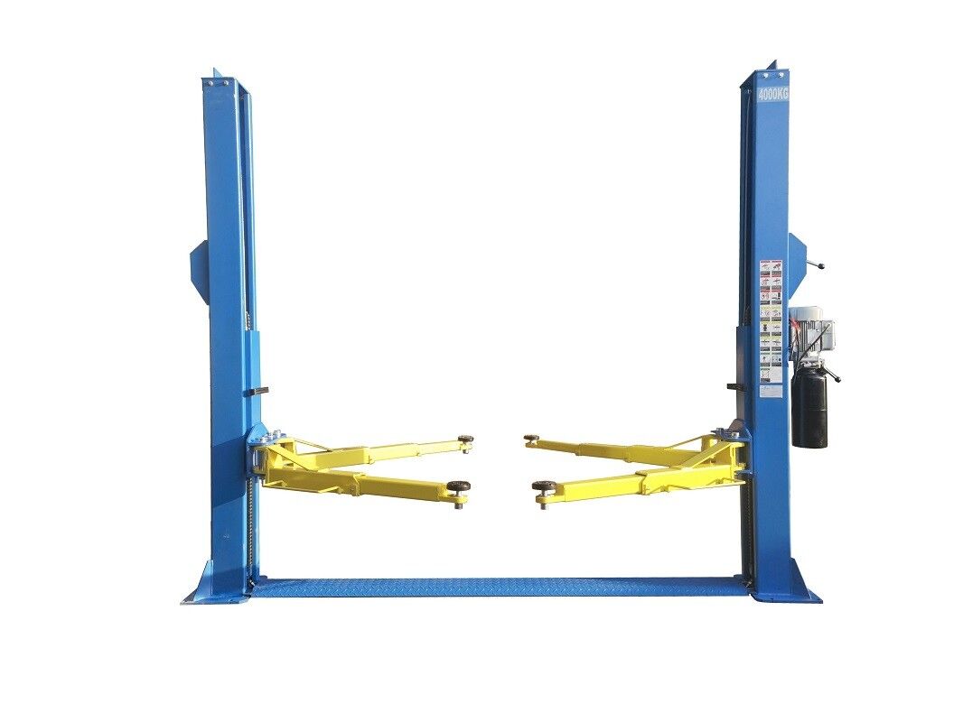 One Side Lock Release 9000 Lb Two Post Car Lift Base Plate Size 16X16 Inches