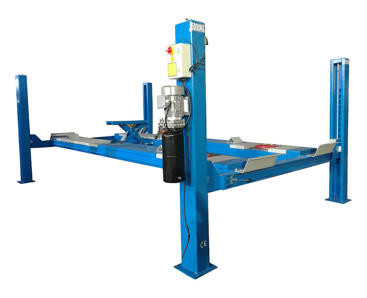 12000lbs 4 Post Car Alignment Lift Manual Lock Release Lifted Vehicle ...